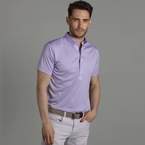 Collars & Co. Oxford Button Down Collar Polo Lavender R136 R137 R139 R140